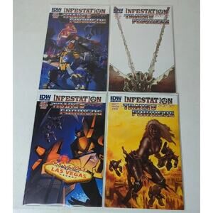 Transformers: Infestation #1-2 VF/NM A Covers + 2B + 1:10 Variant - IDW Comics